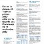 Extrait du fascicule "Spécial primes 2010" édité par la Gazette (…)